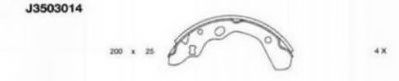 NIPPARTS J3503014 Тормозные колодоки для MAZDA (Мазда) NIPPARTS J3503014 Тормозные колодоки для MAZDA (Мазда)