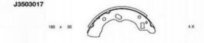 NIPPARTS J3503017 Тормозные колодоки для MAZDA (Мазда) NIPPARTS J3503017 Тормозные колодоки для MAZDA (Мазда)