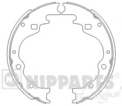 NIPPARTS J3503025 Тормозные колодоки для KIA BONGO (Киа Бонго) NIPPARTS J3503025 Тормозные колодоки для KIA BONGO (Киа Бонго)