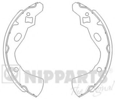 NIPPARTS J3503030 Тормозные колодоки для MAZDA (Мазда) NIPPARTS J3503030 Тормозные колодоки для MAZDA (Мазда)