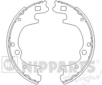 NIPPARTS J3503034 Тормозные колодоки для KIA BONGO (Киа Бонго) NIPPARTS J3503034 Тормозные колодоки для KIA BONGO (Киа Бонго)
