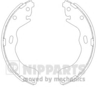 NIPPARTS J3503040 Тормозные колодоки для MAZDA TRIBUTE (Мазда Трибутэ) NIPPARTS J3503040 Тормозные колодоки для MAZDA TRIBUTE (Мазда Трибутэ)