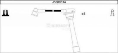 NIPPARTS J5380514 Комплект проводов зажигания для KIA CEED (Киа Сид)