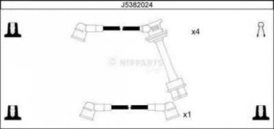 NIPPARTS J5382024 Комплект проводов зажигания для TOYOTA COROLLA SPRINTER (Тойота/тоета Cоролла спринтэр) NIPPARTS J5382024 Комплект проводов зажигания для TOYOTA COROLLA SPRINTER (Тойота/тоета Cоролла спринтэр)