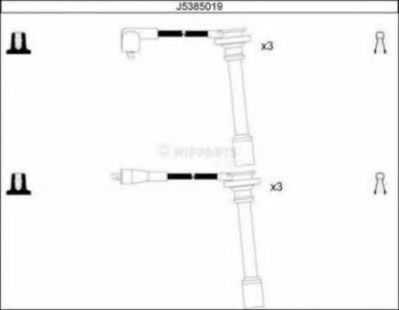 NIPPARTS J5385019 Комплект проводов зажигания для MITSUBISHI MONTERO SPORT (Митсубиши/митсубиси Монтэро спорт) NIPPARTS J5385019 Комплект проводов зажигания для MITSUBISHI MONTERO SPORT (Митсубиши/митсубиси Монтэро спорт)