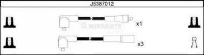 NIPPARTS J5387012 Комплект проводов зажигания для SUBARU (Субару) NIPPARTS J5387012 Комплект проводов зажигания для SUBARU (Субару)