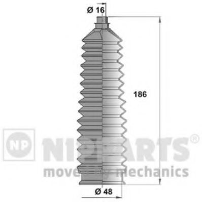 NIPPARTS N2840307 Комплект пылника, рулевое управление для KIA RIO (Киа Рио) NIPPARTS N2840307 Комплект пылника, рулевое управление для KIA RIO (Киа Рио)