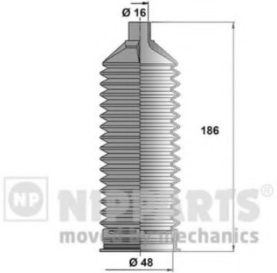 NIPPARTS N2840510 Комплект пылника, рулевое управление для HYUNDAI I45 VI (Хендай И45 vи) NIPPARTS N2840510 Комплект пылника, рулевое управление для HYUNDAI I45 VI (Хендай И45 vи)