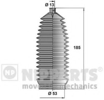 NIPPARTS N2840907 Комплект пылника, рулевое управление для CHEVROLET CAPTIVA (Шевроле Каптива) NIPPARTS N2840907 Комплект пылника, рулевое управление для CHEVROLET CAPTIVA (Шевроле Каптива)