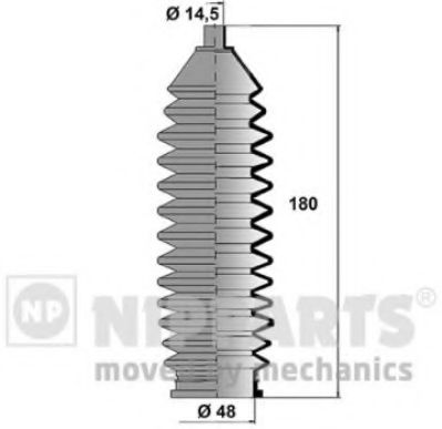 NIPPARTS N2841021 Комплект пылника, рулевое управление для ISUZU D-MAX (Исузу Д-маx) NIPPARTS N2841021 Комплект пылника, рулевое управление для ISUZU D-MAX (Исузу Д-маx)