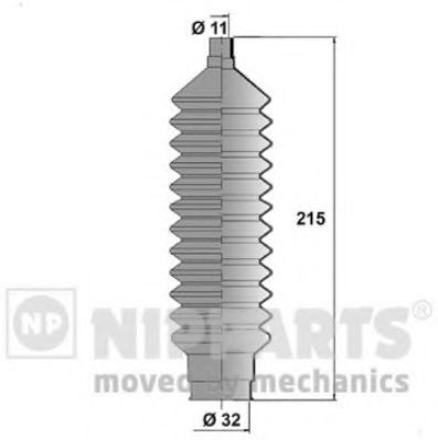 NIPPARTS N2843022 Комплект пылника, рулевое управление для MAZDA GLC II (Мазда Глc 2) NIPPARTS N2843022 Комплект пылника, рулевое управление для MAZDA GLC II (Мазда Глc 2)