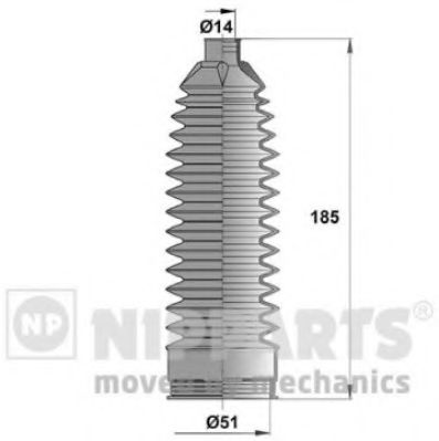 NIPPARTS N2843025 Комплект пылника, рулевое управление для MAZDA ATENZA (Мазда Атэнза) NIPPARTS N2843025 Комплект пылника, рулевое управление для MAZDA ATENZA (Мазда Атэнза)