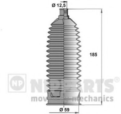 NIPPARTS N2844026 Комплект пылника, рулевое управление для HONDA S2000 (Хонда С2000) NIPPARTS N2844026 Комплект пылника, рулевое управление для HONDA S2000 (Хонда С2000)