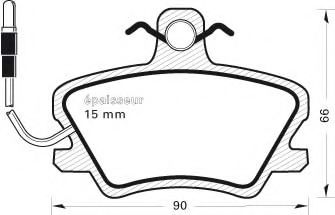 MGA 226 Тормозные колодки для RENAULT SUPER 5 (Рено Супэр 5) MGA 226 Тормозные колодки для RENAULT SUPER 5 (Рено Супэр 5)