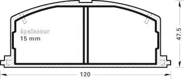 MGA 239 Тормозные колодки для TOYOTA PASEO (Тойота/тоета Пасэо) MGA 239 Тормозные колодки для TOYOTA PASEO (Тойота/тоета Пасэо)