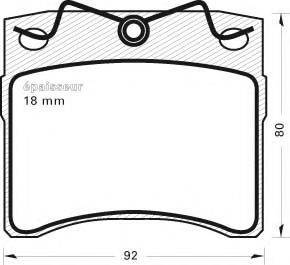 MGA 371 Тормозные колодки для VOLKSWAGEN (Фольксваген) MGA 371 Тормозные колодки для VOLKSWAGEN (Фольксваген)