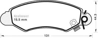 MGA 621 Тормозные колодки для SUBARU JUSTY II (Субару Жустъ 2) MGA 621 Тормозные колодки для SUBARU JUSTY II (Субару Жустъ 2)