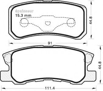 MGA 652 Тормозные колодки для MITSUBISHI (Митсубиши/митсубиси) MGA 652 Тормозные колодки для MITSUBISHI (Митсубиши/митсубиси)