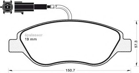MGA 673 Тормозные колодки для CHRYSLER DELTA (Крайслер Дэлта) MGA 673 Тормозные колодки для CHRYSLER DELTA (Крайслер Дэлта)