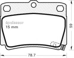 MGA 791 Тормозные колодки для MITSUBISHI CHALLENGER (Митсубиши/митсубиси Чаллэнгэр) MGA 791 Тормозные колодки для MITSUBISHI CHALLENGER (Митсубиши/митсубиси Чаллэнгэр)