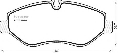 MGA 851 Тормозные колодки для MERCEDES-BENZ VITO / MIXTO (Мэрcэдэс-бэнз Вито / миxто) MGA 851 Тормозные колодки для MERCEDES-BENZ VITO / MIXTO (Мэрcэдэс-бэнз Вито / миxто)