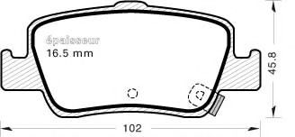 MGA 925 Тормозные колодки для TOYOTA AURIS ING SPORTS (Тойота/тоета Аурис спорт) MGA 925 Тормозные колодки для TOYOTA AURIS ING SPORTS (Тойота/тоета Аурис спорт)