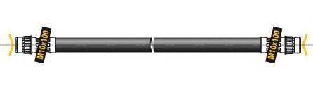 MGA F4853 Тормозной шланг для PEUGEOT 405 I (Пежо 405 и) MGA F4853 Тормозной шланг для PEUGEOT 405 I (Пежо 405 и)