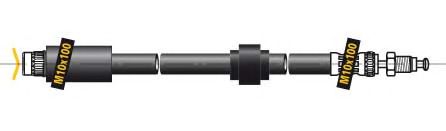 MGA F4897 Тормозной шланг для PEUGEOT 405 I (Пежо 405 и) MGA F4897 Тормозной шланг для PEUGEOT 405 I (Пежо 405 и)