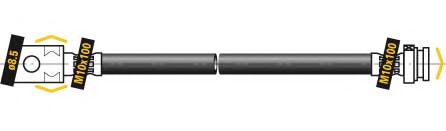 MGA F5225 Тормозной шланг для NISSAN TERRANO II (Ниссан Террано 2) MGA F5225 Тормозной шланг для NISSAN TERRANO II (Ниссан Террано 2)