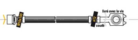 MGA F5479 Тормозной шланг для AUDI A4 (Ауди А4) MGA F5479 Тормозной шланг для AUDI A4 (Ауди А4)