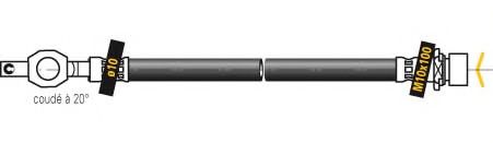 MGA F5602 Тормозной шланг для TOYOTA (Тойота/тоета) MGA F5602 Тормозной шланг для TOYOTA (Тойота/тоета)