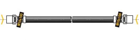 MGA F5635 Тормозной шланг для AUDI A4 (Ауди А4) MGA F5635 Тормозной шланг для AUDI A4 (Ауди А4)