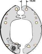 MGA M673 Тормозные колодоки 