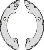 MGA M688 Тормозные колодоки 