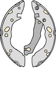 MGA M690 Тормозные колодоки 
