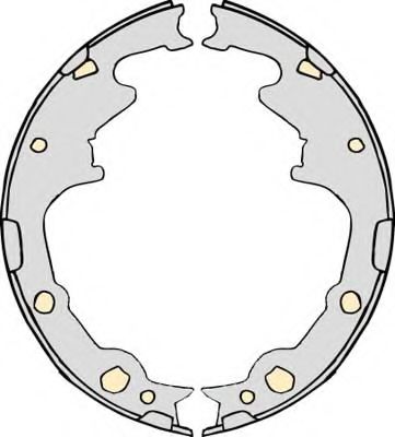 MGA M722 Тормозные колодоки для JEEP (Джип) MGA M722 Тормозные колодоки для JEEP (Джип)