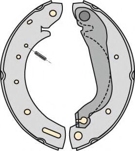MGA M762 Тормозные колодоки для NISSAN MISTRAL (Ниссан Мистрал) MGA M762 Тормозные колодоки для NISSAN MISTRAL (Ниссан Мистрал)