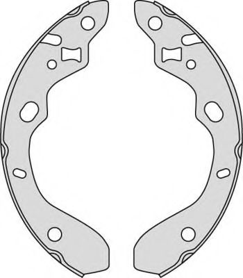 MGA M799 Тормозные колодоки для MAZDA ETUDE VI (Мазда Этудэ vи)