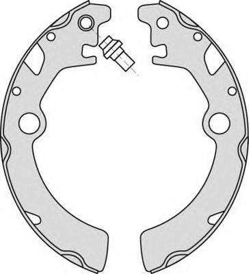 MGA M815 Тормозные колодоки 