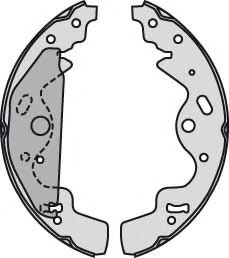 MGA M824 Тормозные колодоки 