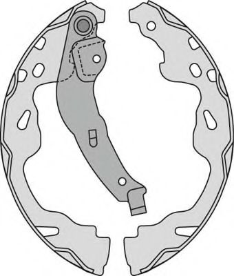 MGA M831 Тормозные колодоки для OPEL AGILA (Опель Агила)