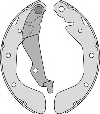 MGA M835 Тормозные колодоки 