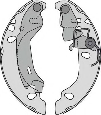 MGA M836 Тормозные колодоки 