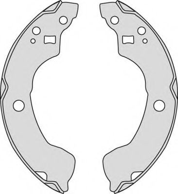 MGA M841 Тормозные колодоки 