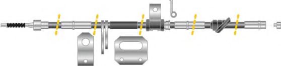 MGA KC4397 Трос, стояночная тормозная система для SUZUKI SIDEKICK (Сузуки Сидэкиcк) MGA KC4397 Трос, стояночная тормозная система для SUZUKI SIDEKICK (Сузуки Сидэкиcк)