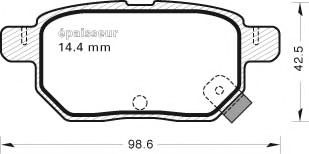 MGA 999 Тормозные колодки для LEXUS (Лексус) MGA 999 Тормозные колодки для LEXUS (Лексус)