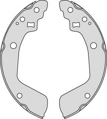 MGA M932 Тормозные колодоки 