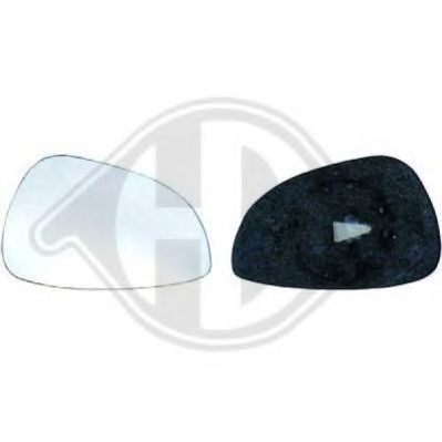 DIEDERICHS 1405126 Зеркальное стекло, наружное зеркало для FORD FIESTA VI (Форд Фиеста 6) DIEDERICHS 1405126 Зеркальное стекло, наружное зеркало для FORD FIESTA VI (Форд Фиеста 6)
