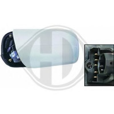 DIEDERICHS 1670224 Наружное зеркало для MERCEDES-BENZ C-CLASS (Мэрcэдэс-бэнз С класс) DIEDERICHS 1670224 Наружное зеркало для MERCEDES-BENZ C-CLASS (Мэрcэдэс-бэнз С класс)
