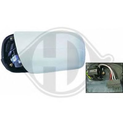 DIEDERICHS 1670425 Наружное зеркало для MERCEDES-BENZ C-CLASS (Мэрcэдэс-бэнз С класс) DIEDERICHS 1670425 Наружное зеркало для MERCEDES-BENZ C-CLASS (Мэрcэдэс-бэнз С класс)